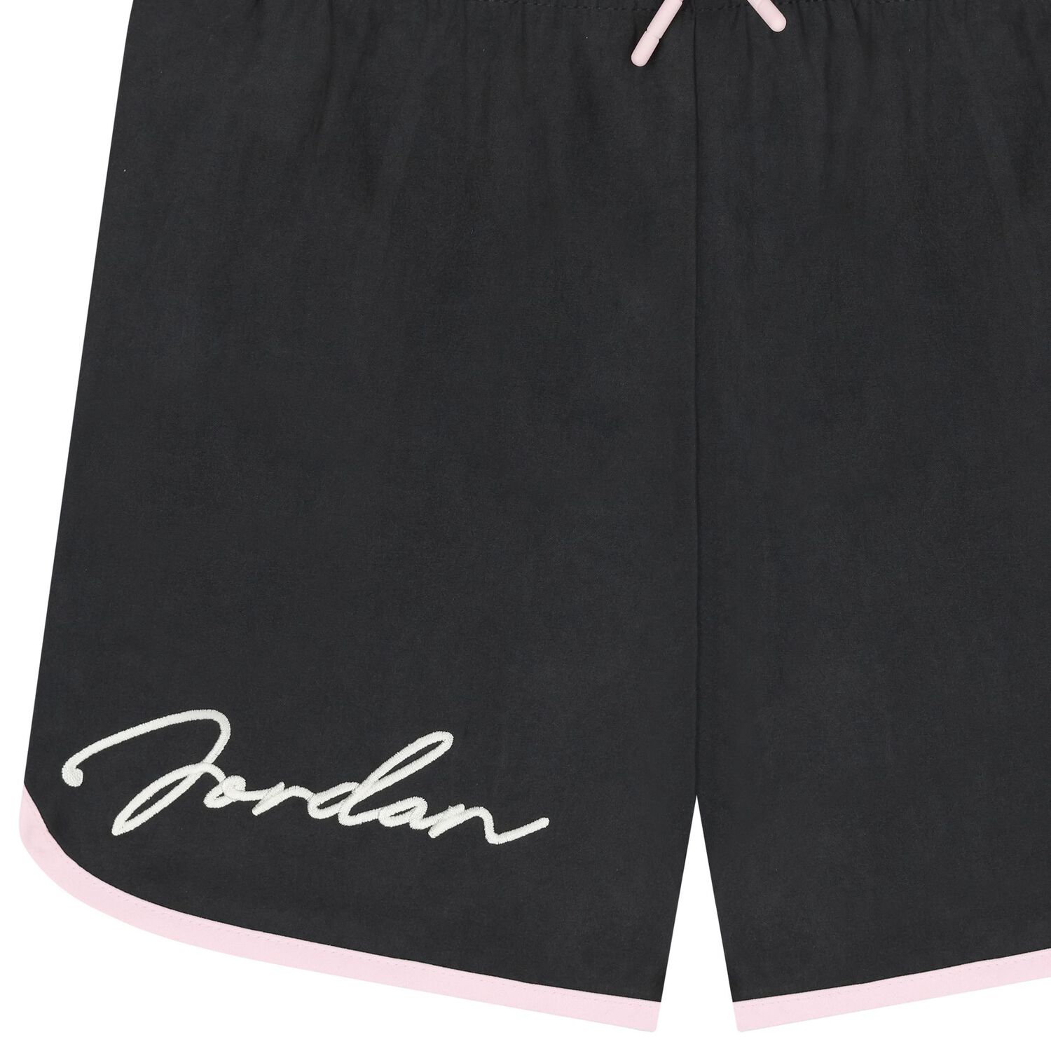 Girls Black Jordan Shorts, 1, hi-res