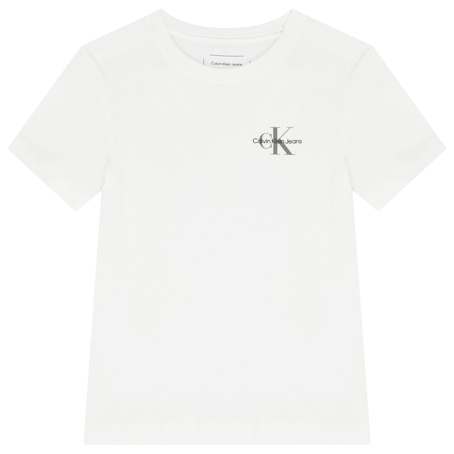 Boys White Logo T-Shirt, 5, hi-res image number null