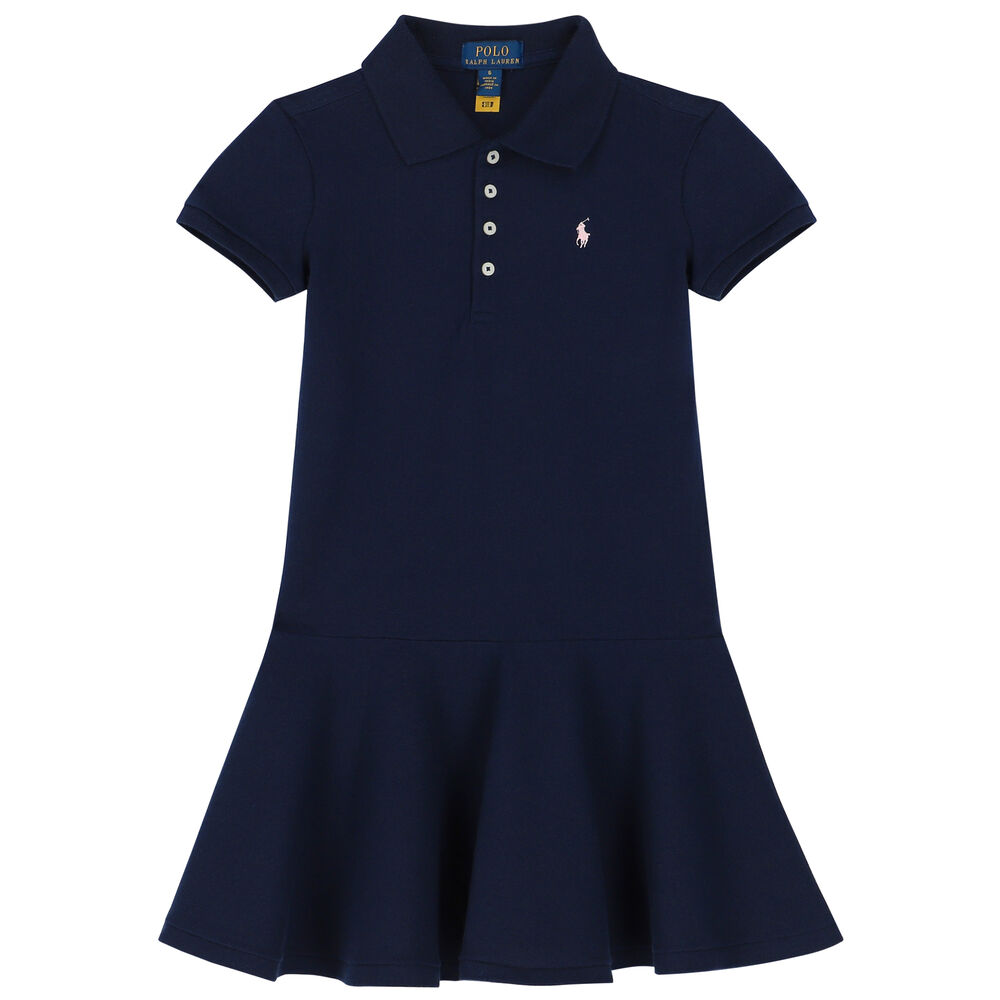 Polo dress navy blue clearance