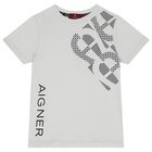 Boys Grey Logo T-Shirt, 2, hi-res