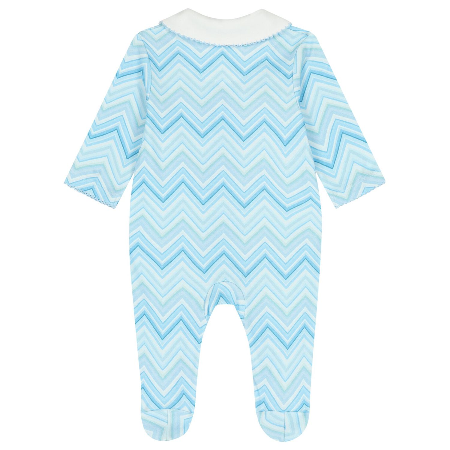 Baby Boys Blue Zig Zag Babygrow Gift Set  , 1, hi-res