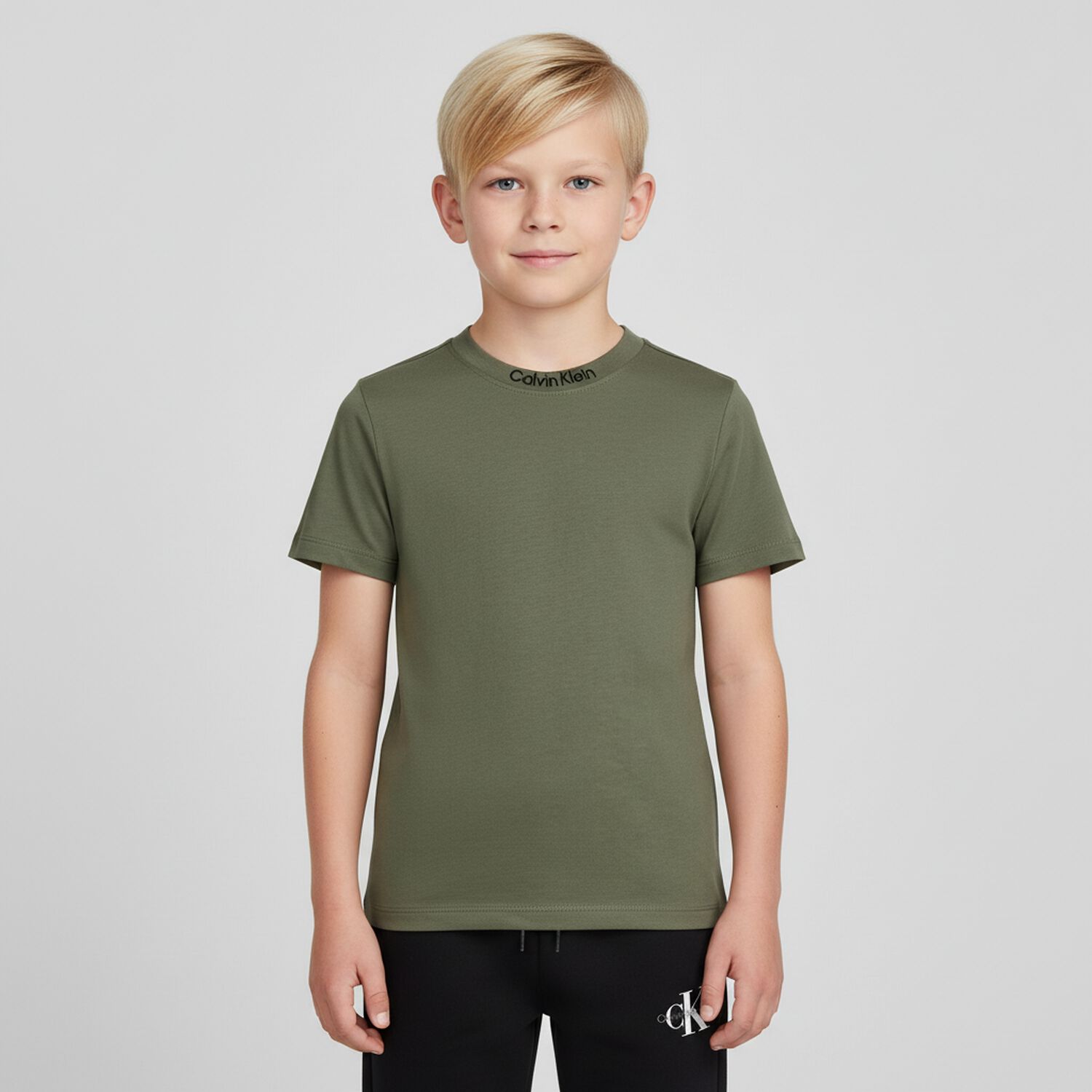 Boys Black & Green Logo T-Shirts ( 2-Pack ), 1, hi-res