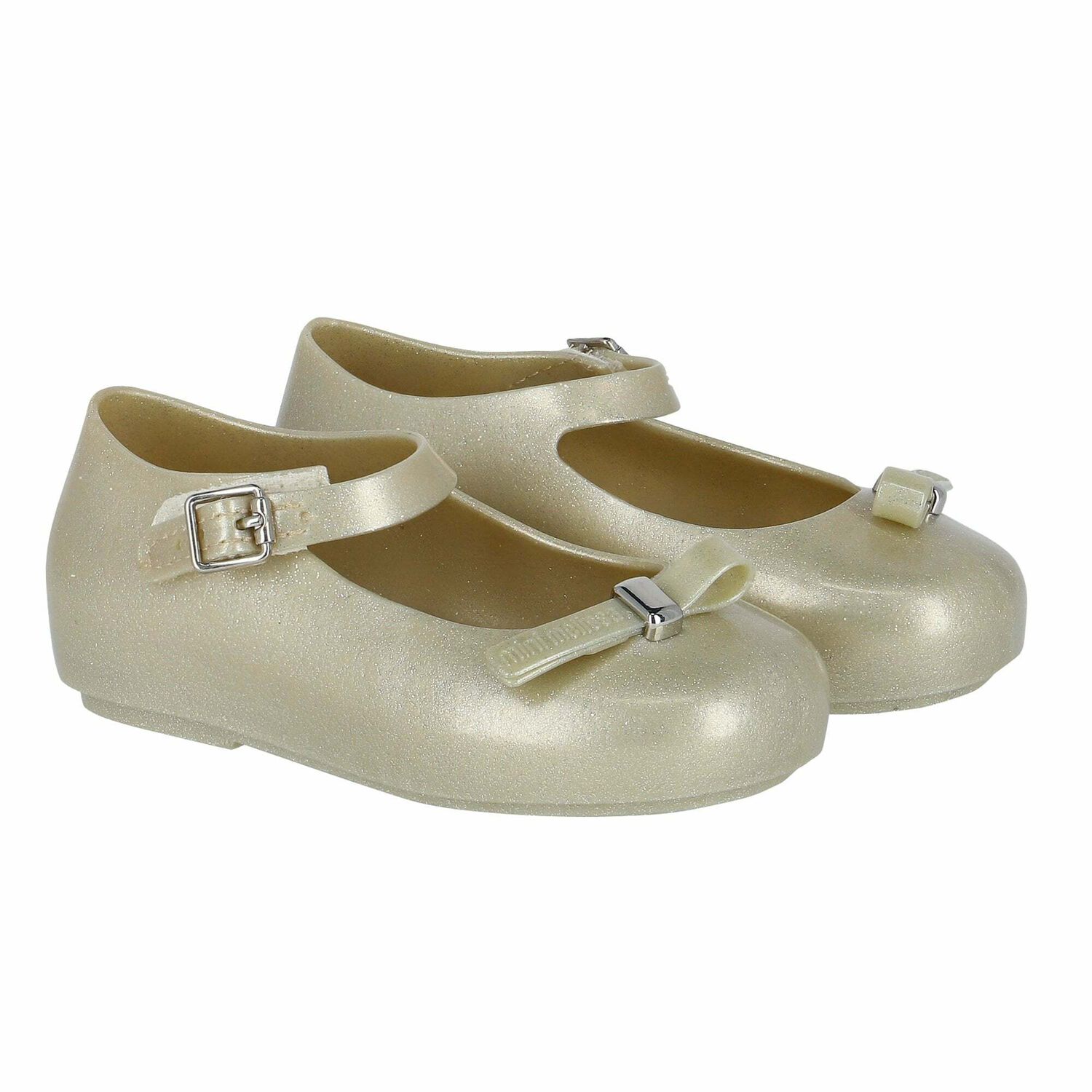 Younger Girls Ivory Jelly Shoes, 1, hi-res