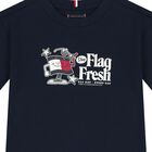 Boys Navy Blue Logo T-Shirt, 2, hi-res
