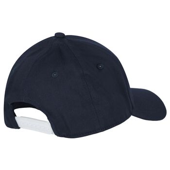 Boys Navy Blue Logo Cap