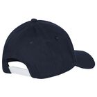 Boys Navy Blue Logo Cap, 3, hi-res
