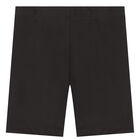 Black Logo Cycling Shorts, 1, hi-res