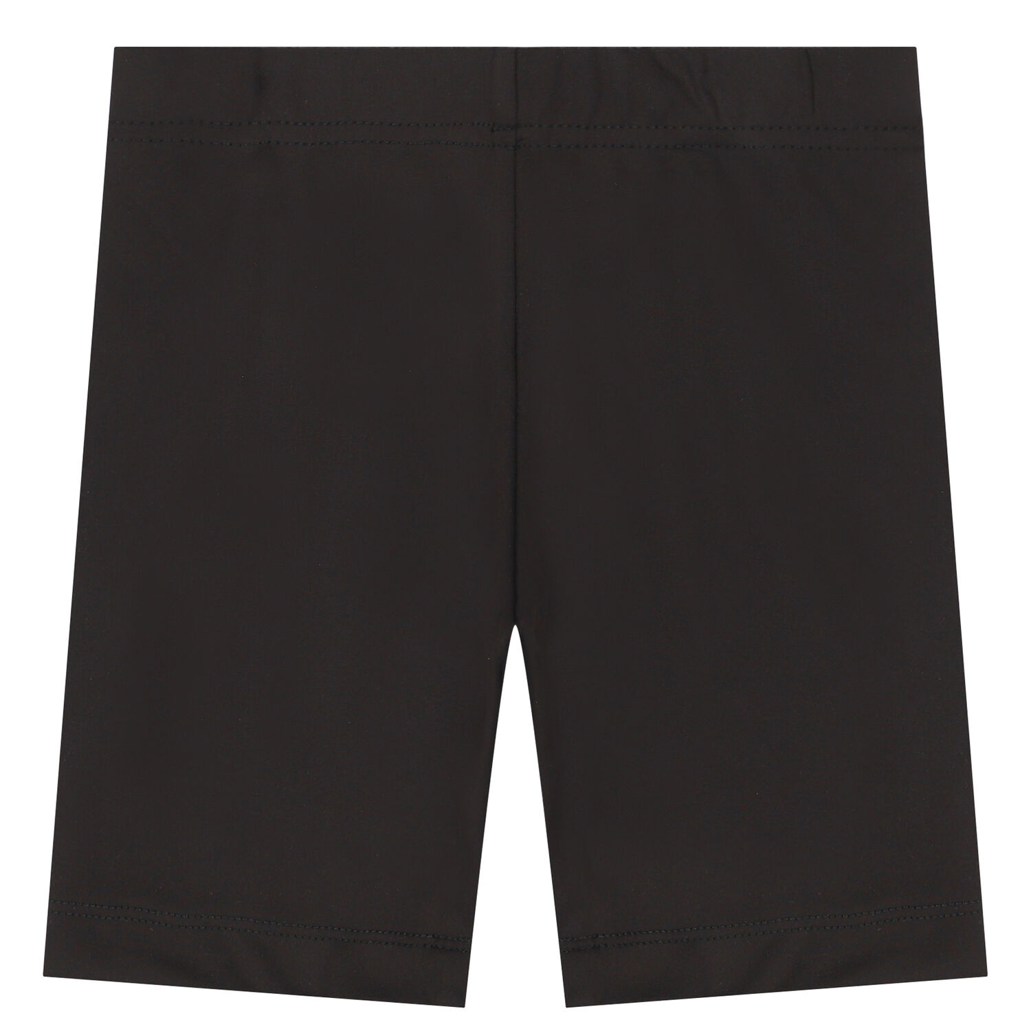 Black Logo Cycling Shorts, 1, hi-res