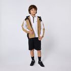 Boys Black Logo Shorts, 1, hi-res