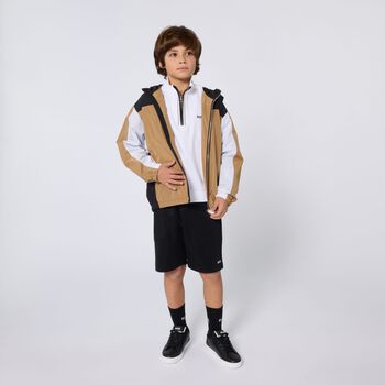 Boys Black Logo Shorts