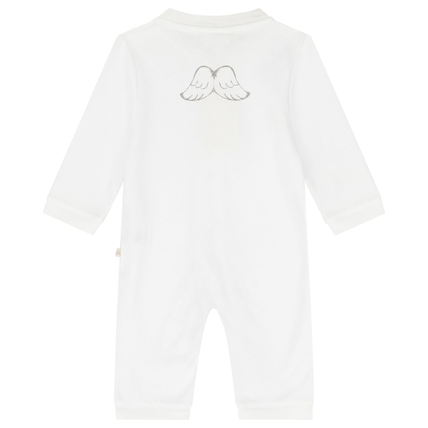 White Angel Wings Baby Romper Gift Set, 1, hi-res