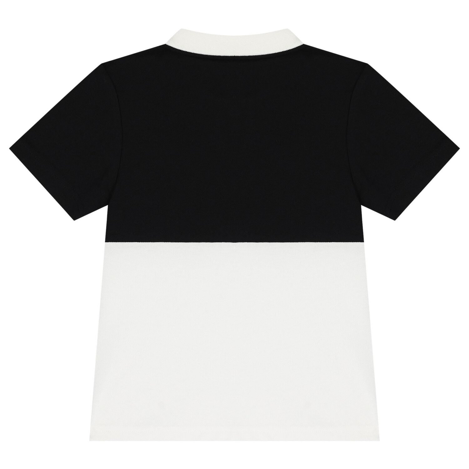 Boys Black & White Logo Polo Shirt, 1, hi-res image number null