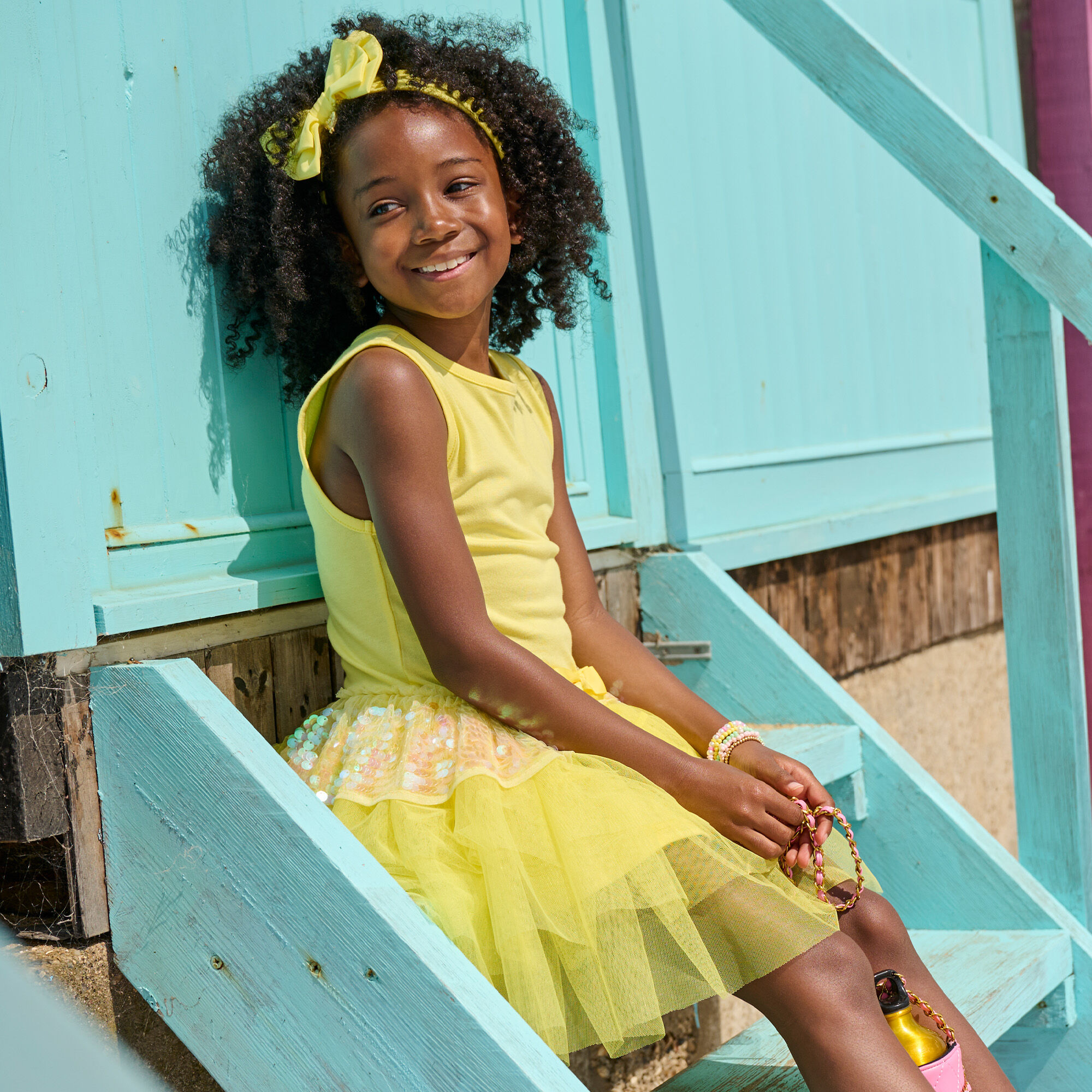 Little girls shop yellow dress