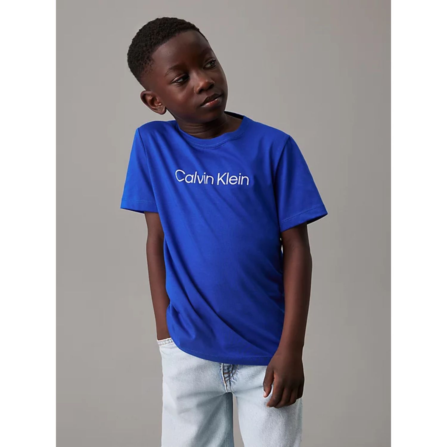 Boys Blue Logo T-Shirt, 2, hi-res image number null