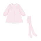 Baby Girls Pink Heart Dress Set, 1, hi-res