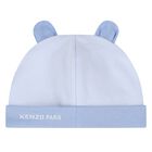 Baby Boys Blue Elephant Logo Babygrow Gift Set, 2, hi-res