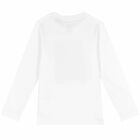 Boys White Long Sleeve Top , 1, hi-res