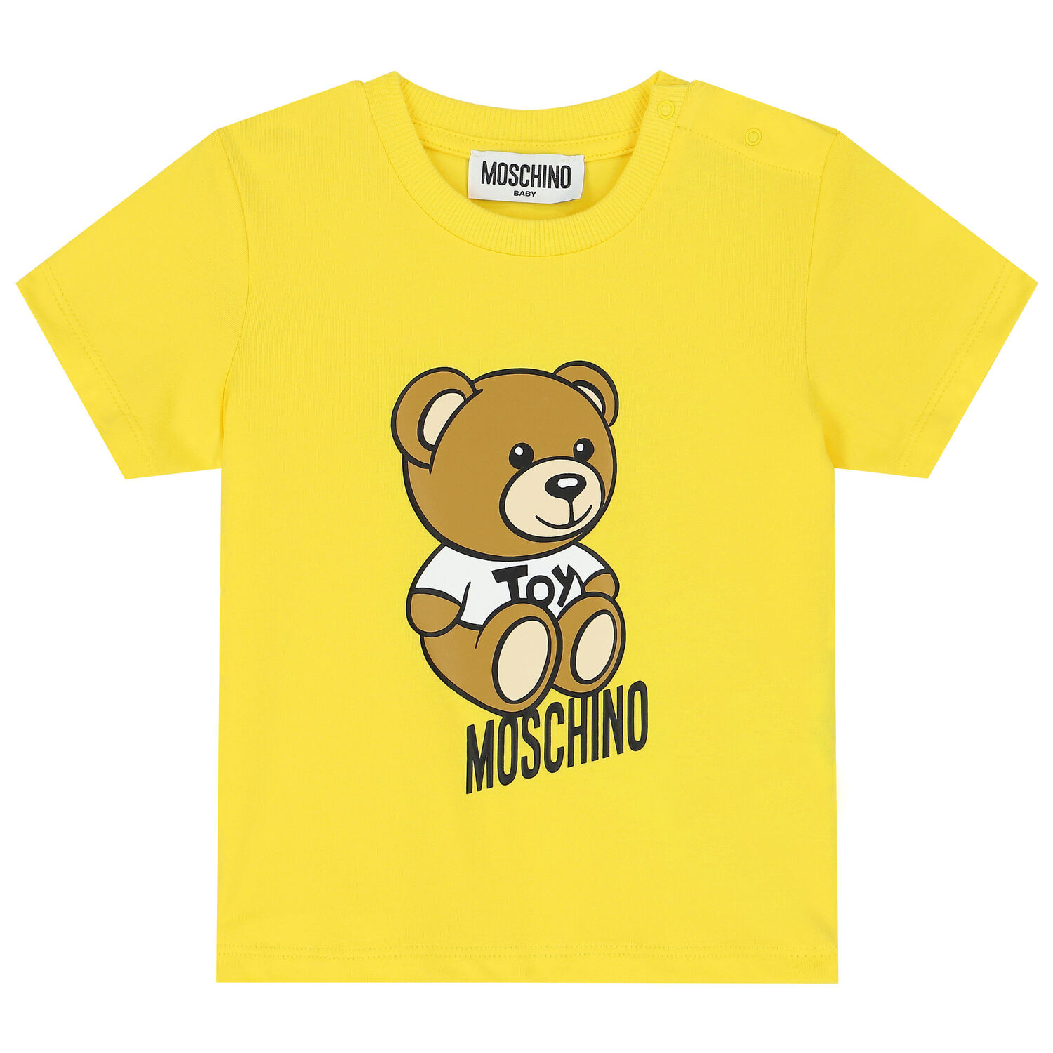 Yellow Teddy Bear Logo T-Shirt, 1, hi-res