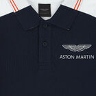 Boys Navy Blue Logo Polo Shirt, 1, hi-res