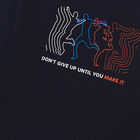 Boys Navy Break Dancers Long Sleeve Top, 1, hi-res