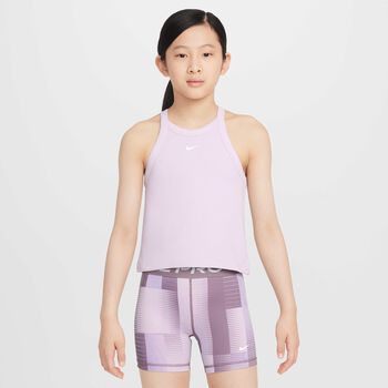 Girls Lilac Logo Sleeveless Top
