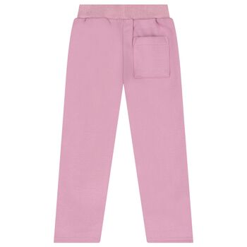 Girls Pink Heart Trousers
