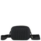 Girls Black Logo Quilted Bag, 3, hi-res