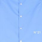 Boys Blue Cotton Shirt, 1, hi-res