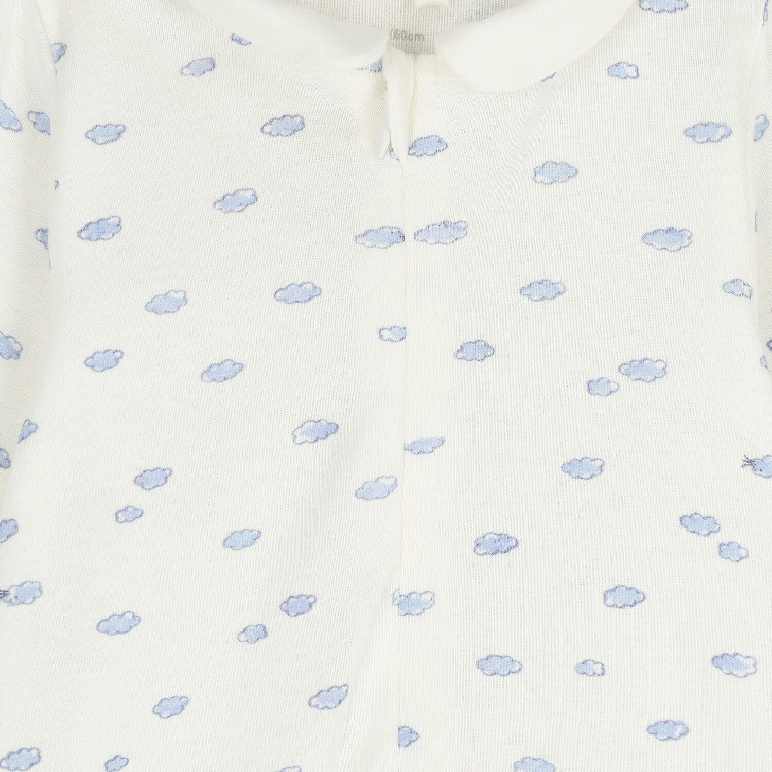 Baby Boys Ivory Cloud Babygrow, 1, hi-res