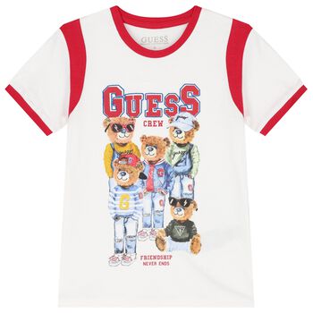 Boys White Logo T-Shirt