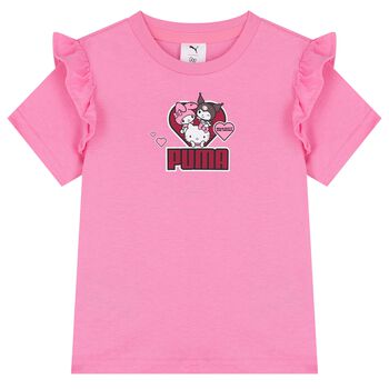 Girls Pink Hello Kitty T-Shirt