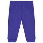 Younger Boys Blue & White Logo Tracksuit, 1, hi-res