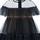 Girls Navy Blue Tulle Dress, 1, hi-res