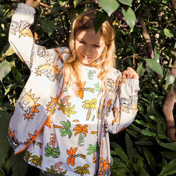 Boys White Palm Tree T-Shirt