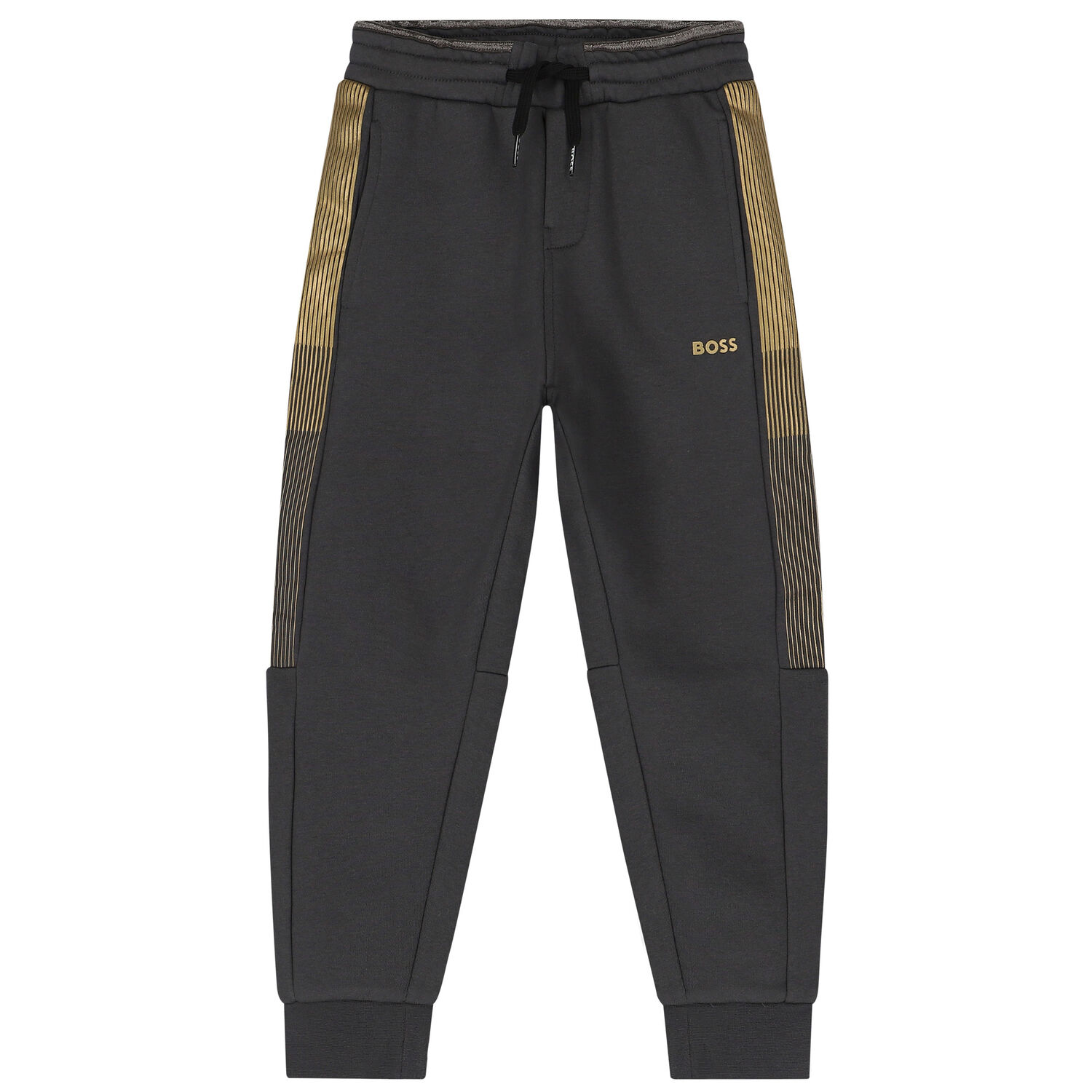 Boys Grey Logo Joggers, 1, hi-res