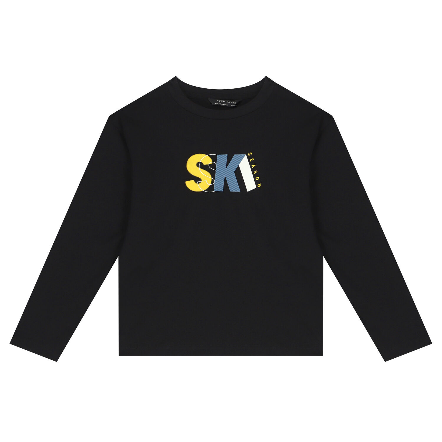 Boys Blue, Yellow & Black Long Sleeve Top ( 2-Pack ), 1, hi-res image number null