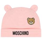 Baby Girls Pink Teddy Bear Logo Babygrow Gift Set, 4, hi-res