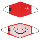 Red & Pink Strawberry Face Mask ( 2-Pack ), 1, hi-res