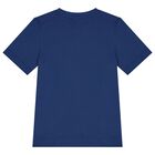 Boys Blue Logo T-Shirt, 3, hi-res