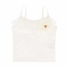 Girls White Sleeveless Top, 1, hi-res