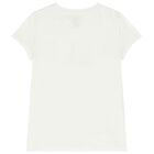 Girls White Polo Bear T-Shirt, 2, hi-res