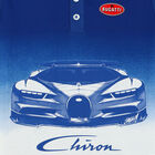 Boys Blue & White Logo Polo Shirt, 1, hi-res