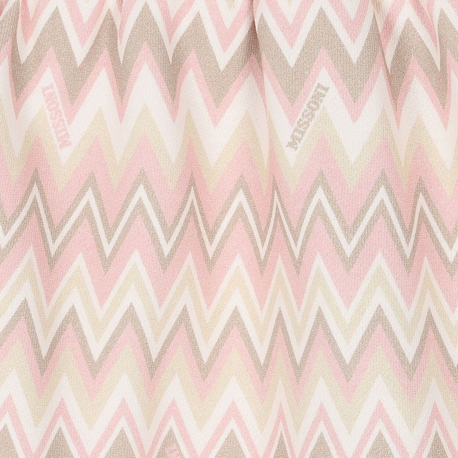Girls Pink Logo Zig Zag Skirt, 1, hi-res