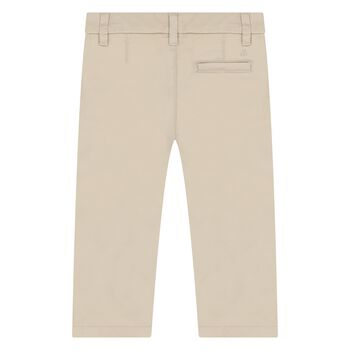 Younger Boys Beige Chino Trousers