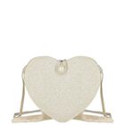 Girls Gold Logo Heart Bag, , hi-res