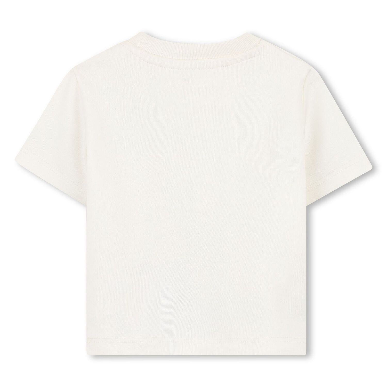 Baby Boys Ivory & Navy Blue Dungaree Set, 1, hi-res