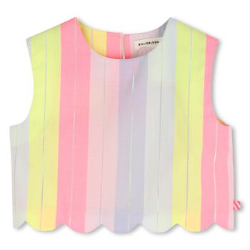 Girls Multi-Coloured Stripes Blouse