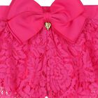 Girls Pink Lace Shorts, 2, hi-res