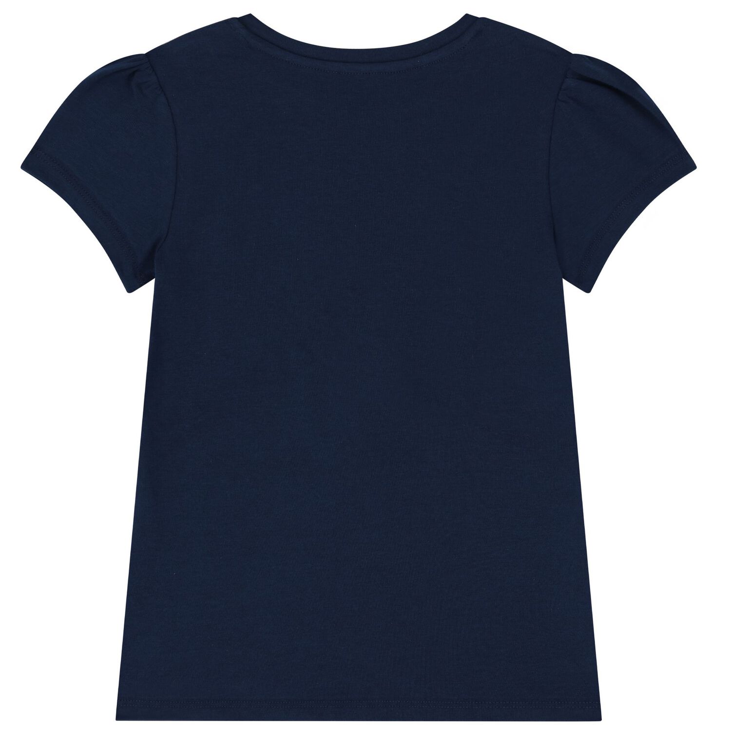 Girls Navy Blue Chiffon Skirt Set, 2, hi-res