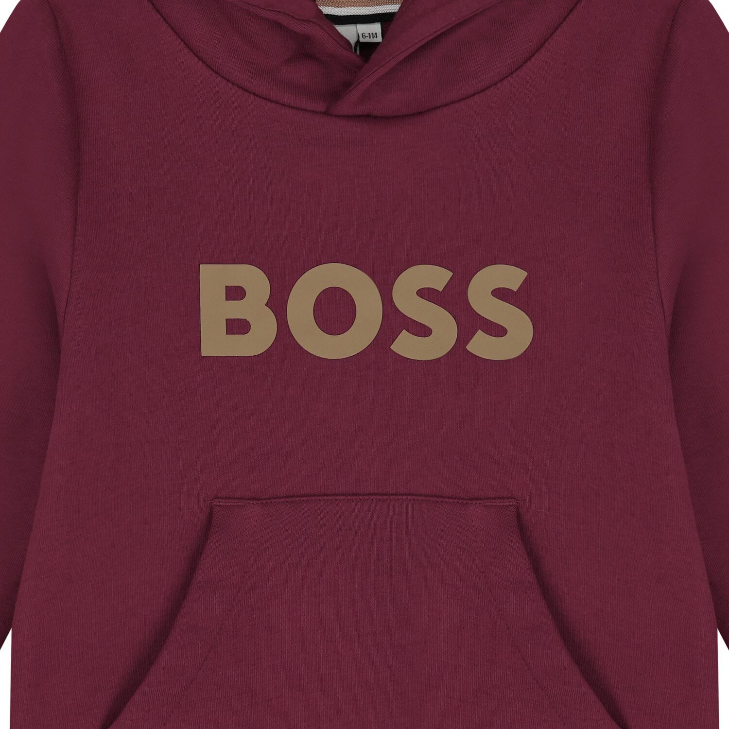 Boys Red Logo Hooded Top, 3, hi-res image number null